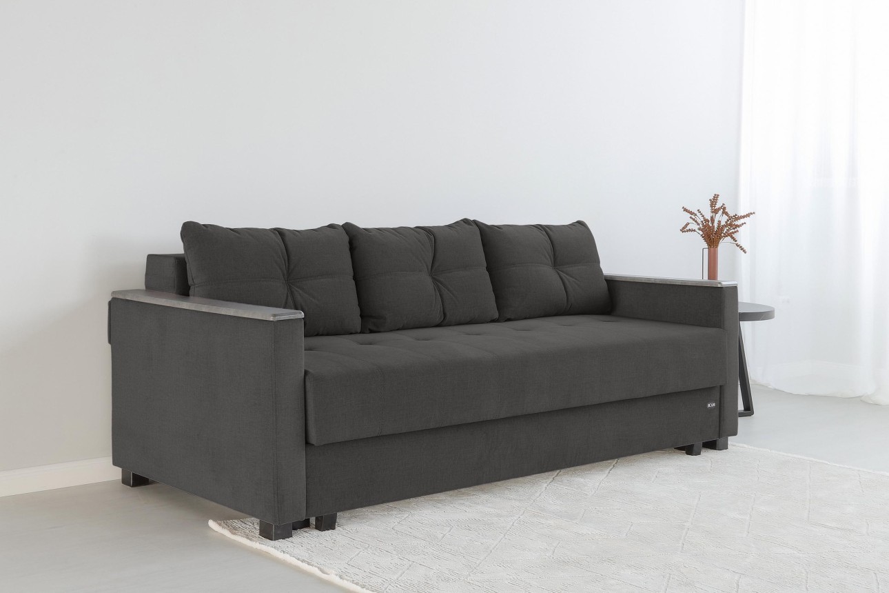 Canapea extensibilă KENTUCKY, cu ladă de depozitare, 2270*1000x800 mm, spațiu de dormit 2020x1450 mm.