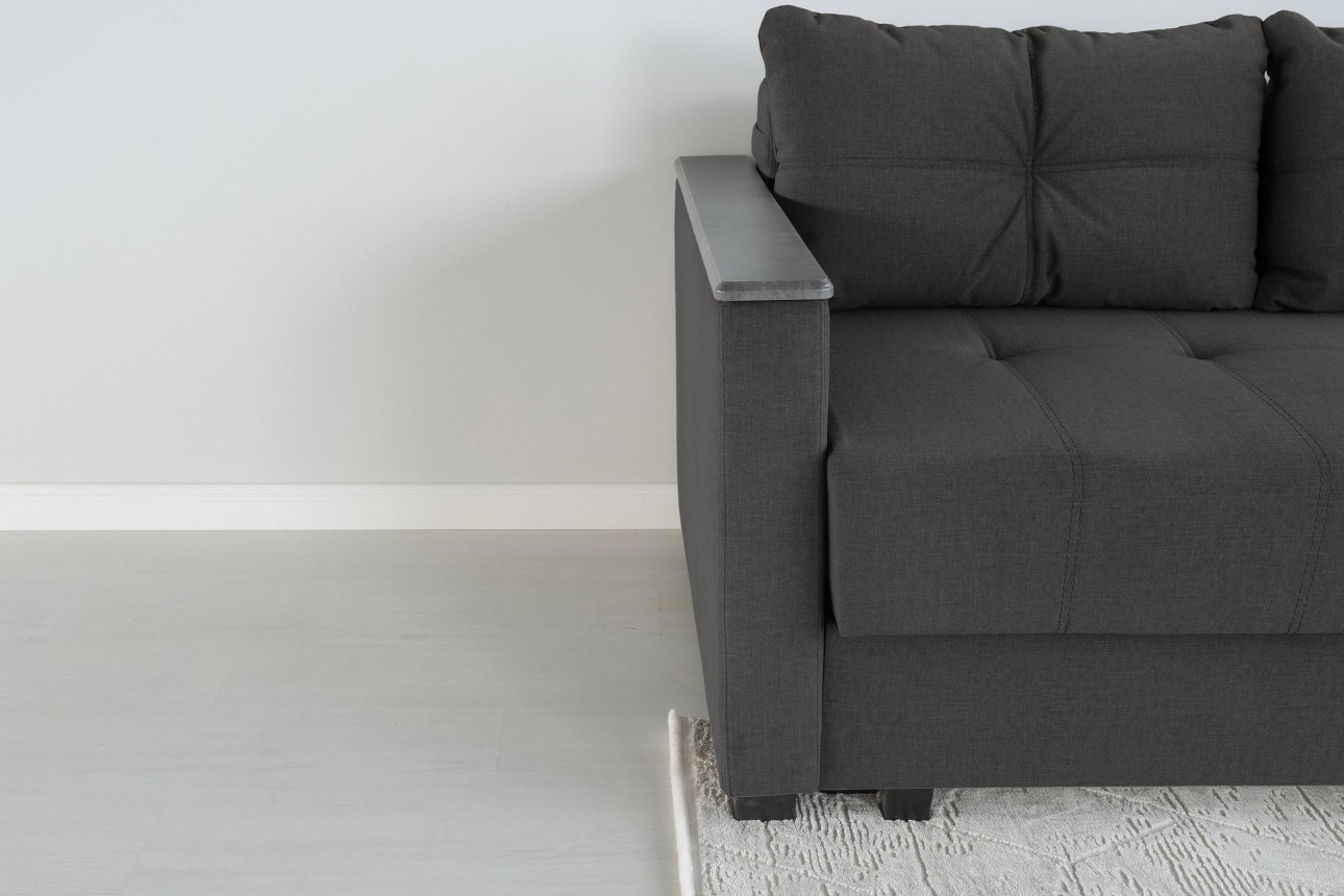 Canapea extensibilă KENTUCKY, cu ladă de depozitare, 2270*1000x800 mm, spațiu de dormit 2020x1450 mm.