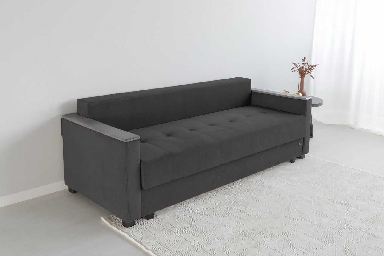 Canapea extensibilă KENTUCKY, cu ladă de depozitare, 2270*1000x800 mm, spațiu de dormit 2020x1450 mm.