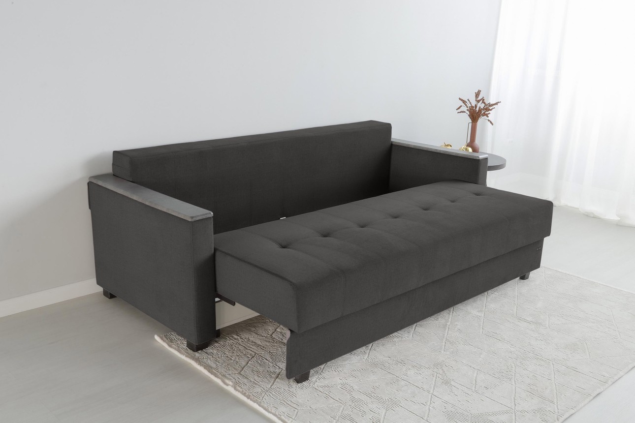 Canapea extensibilă KENTUCKY, cu ladă de depozitare, 2270*1000x800 mm, spațiu de dormit 2020x1450 mm.