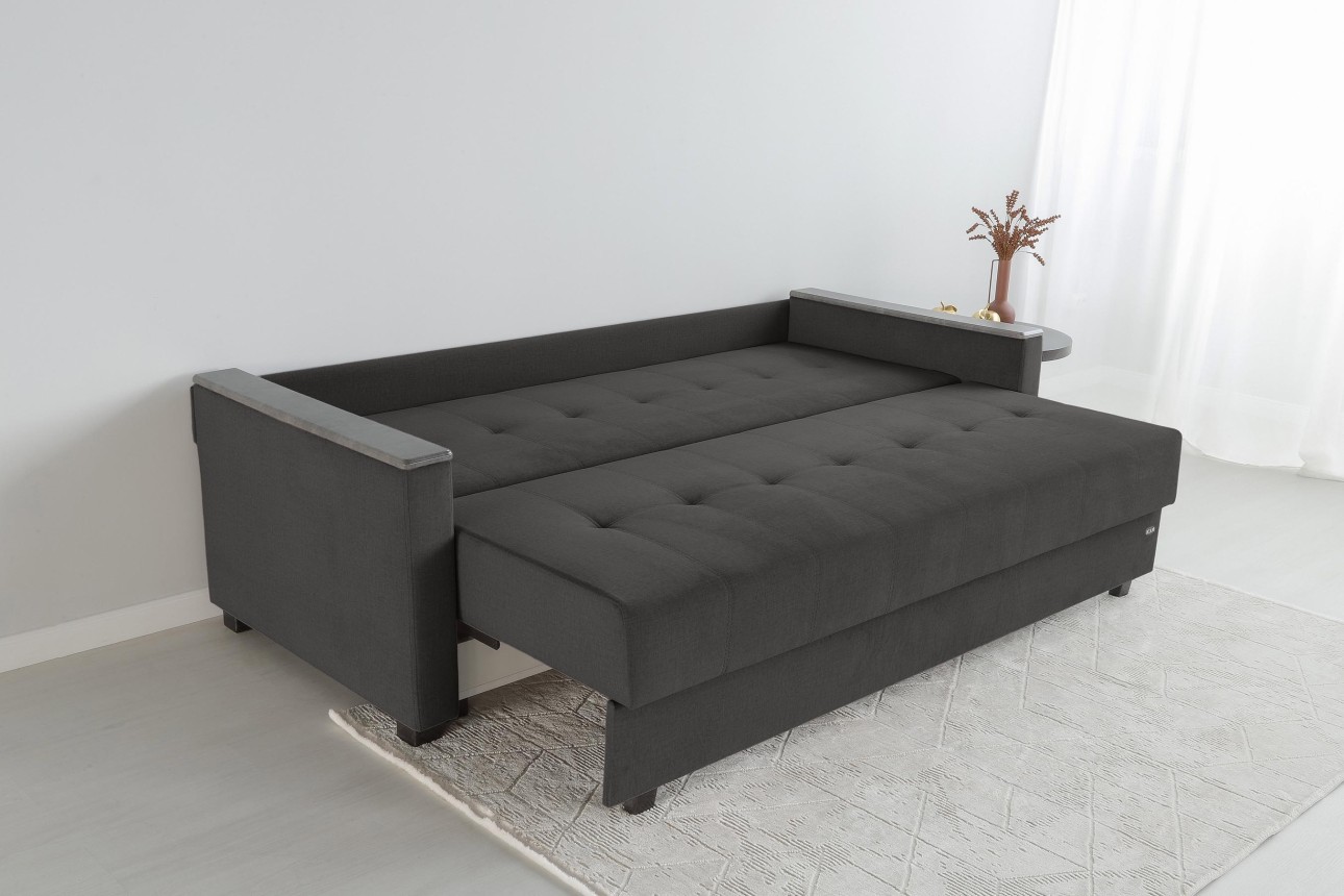 Canapea extensibilă KENTUCKY, cu ladă de depozitare, 2270*1000x800 mm, spațiu de dormit 2020x1450 mm.