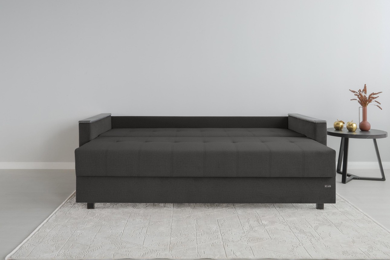 Canapea extensibilă KENTUCKY, cu ladă de depozitare, 2270*1000x800 mm, spațiu de dormit 2020x1450 mm.