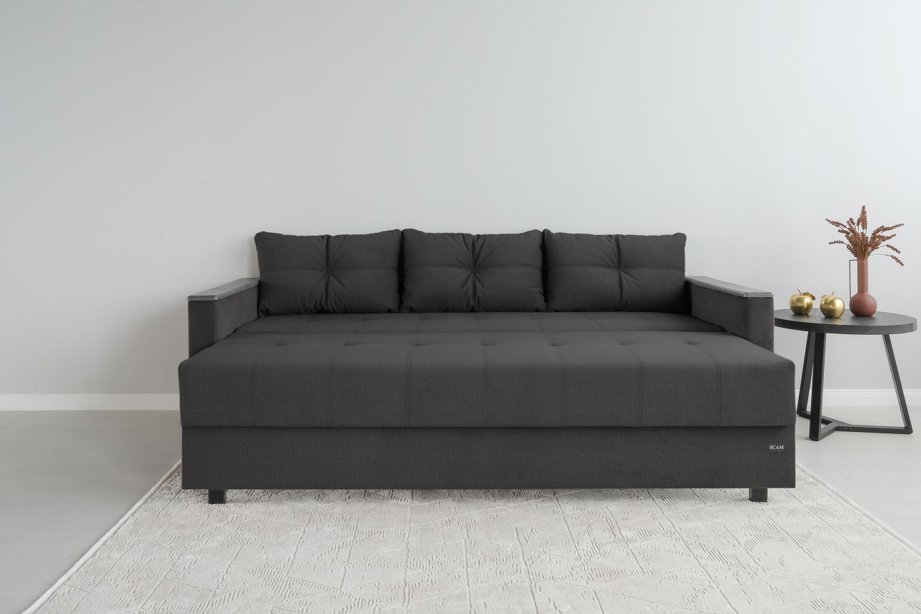 Canapea extensibilă KENTUCKY, cu ladă de depozitare, 2270*1000x800 mm, spațiu de dormit 2020x1450 mm.