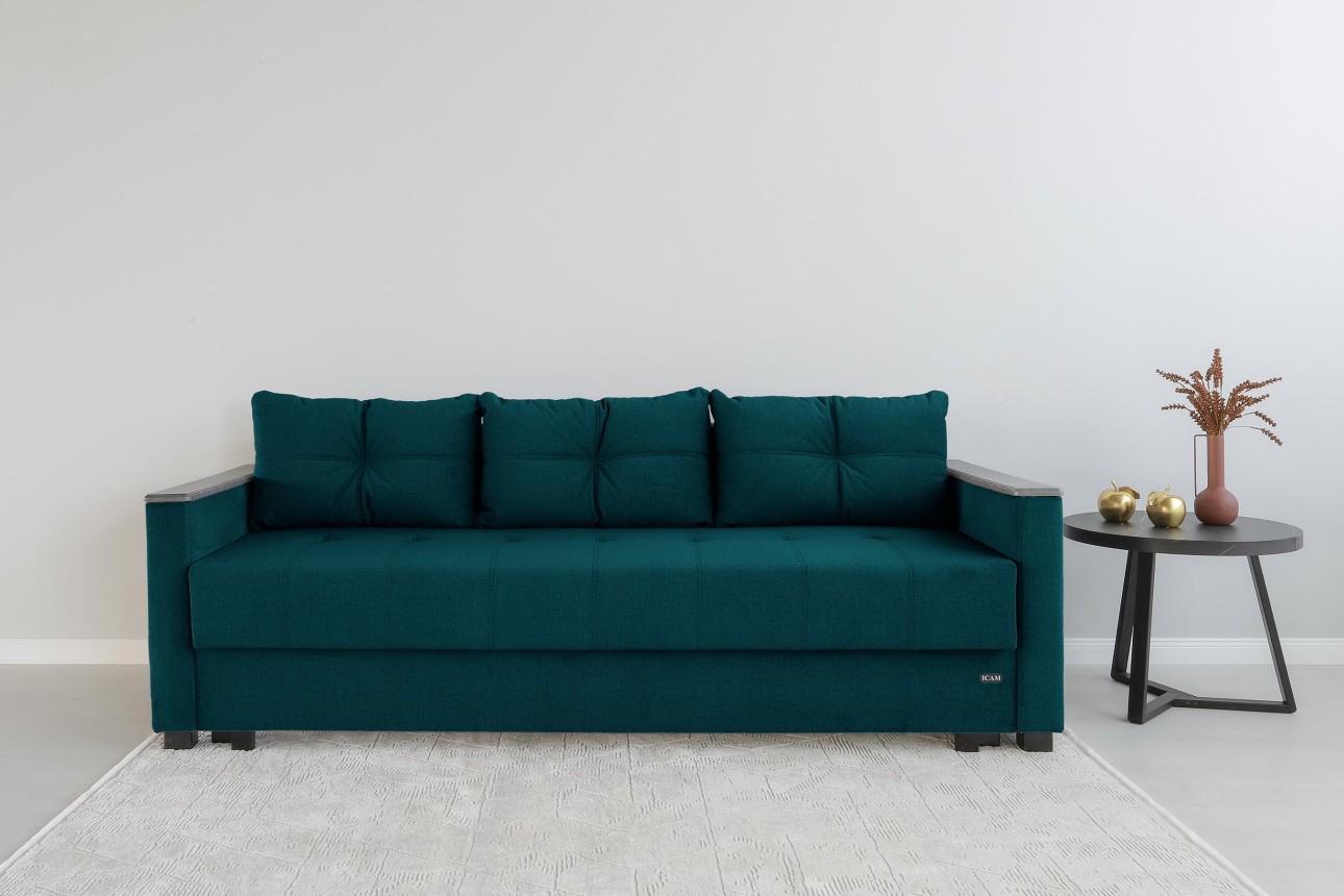 Canapea extensibilă KENTUCKY, cu ladă de depozitare, 2270*1000x800 mm, spațiu de dormit 2020x1450 mm.