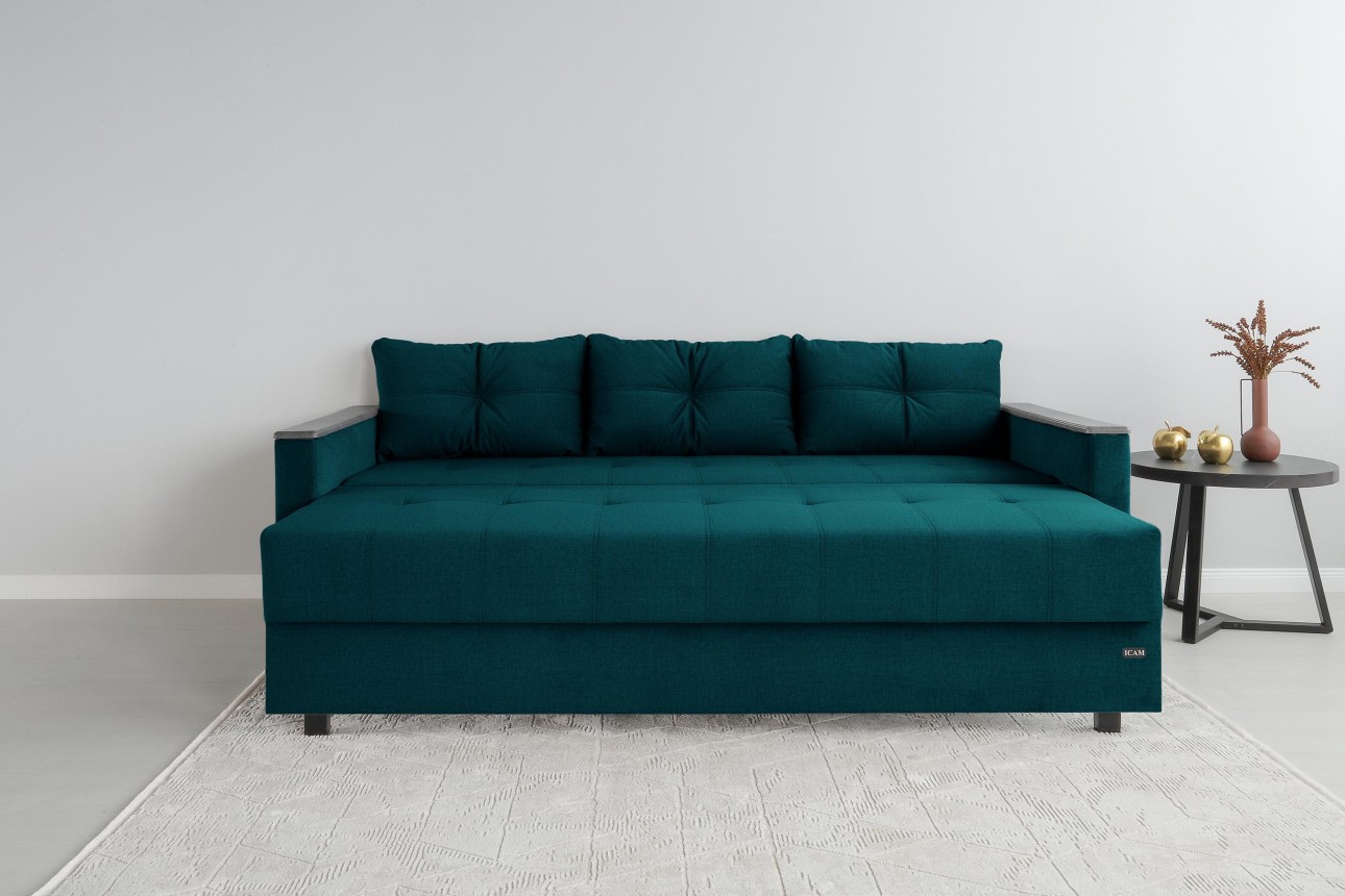 Canapea extensibilă KENTUCKY, cu ladă de depozitare, 2270*1000x800 mm, spațiu de dormit 2020x1450 mm.