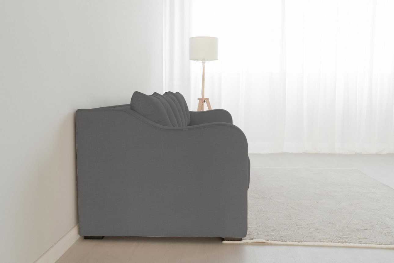 Canapea extensibilă MILANO, cu ladă de depozitare, 2350x1000x800 mm, spațiu de dormit 2020x1450 mm.