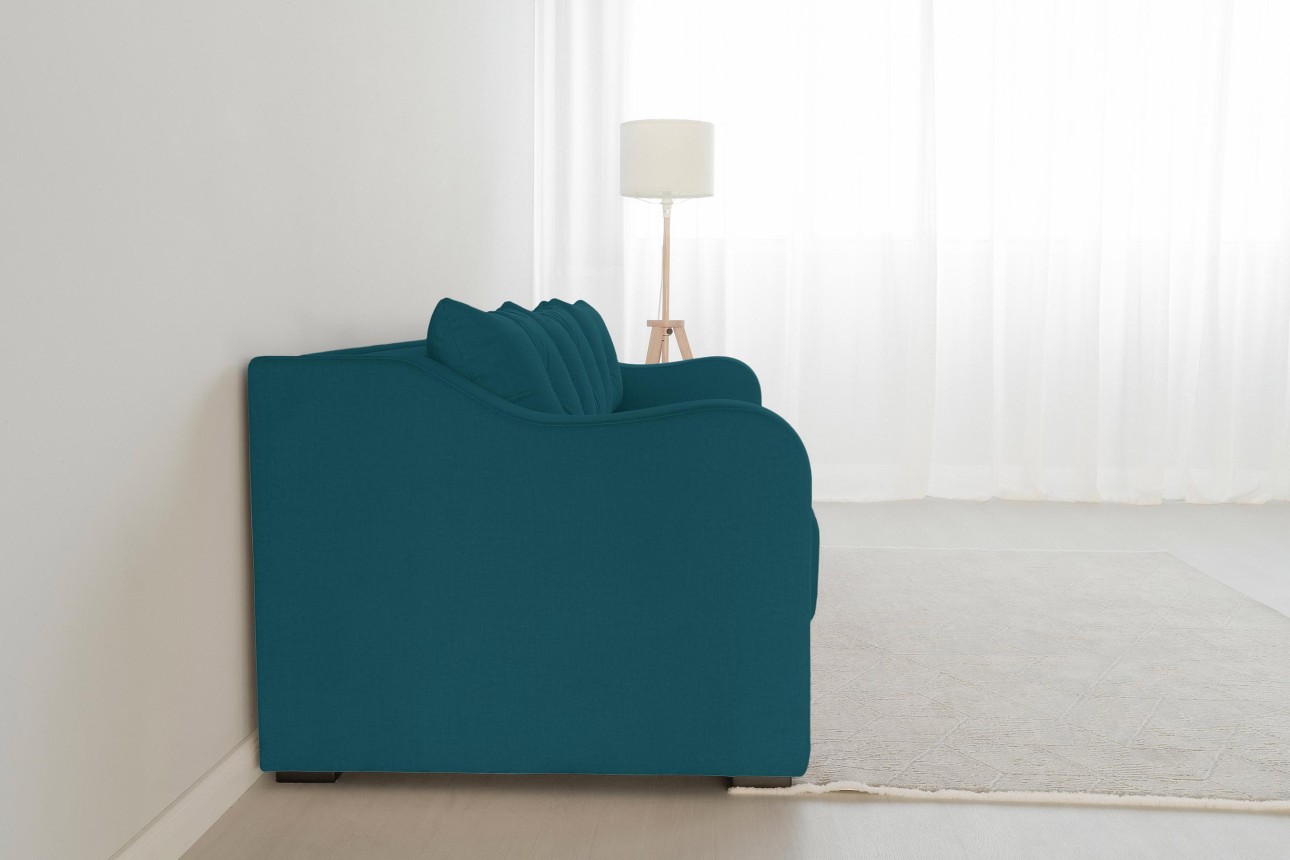 Canapea extensibilă MILANO, cu ladă de depozitare, 2350x1000x800 mm, spațiu de dormit 2020x1450 mm.