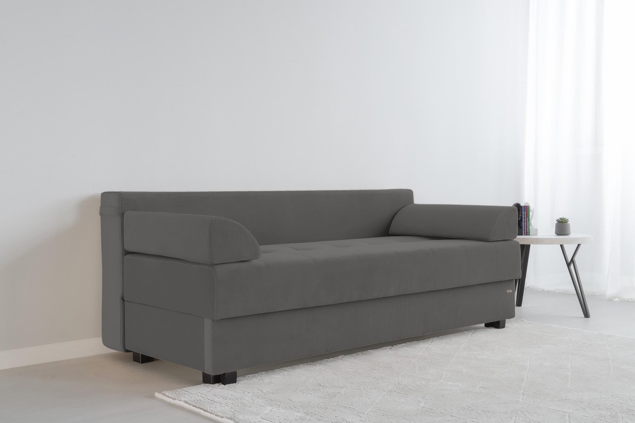 Canapea extensibilă DUBLIN, cu ladă de depozitare, 2000x950x770 mm, spațiu de dormit 2000x1500 mm.