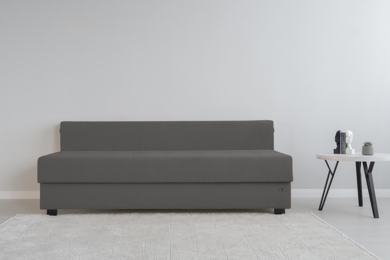 Canapea extensibilă DUBLIN, cu ladă de depozitare, 2000x950x770 mm, spațiu de dormit 2000x1500 mm.