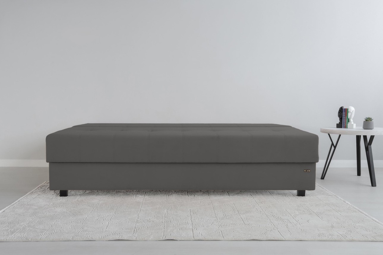 Canapea extensibilă DUBLIN, cu ladă de depozitare, 2000x950x770 mm, spațiu de dormit 2000x1500 mm.