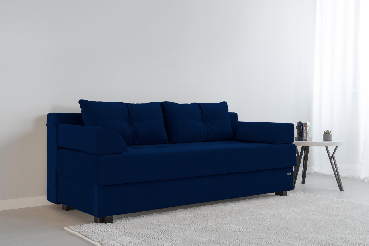 Canapea extensibilă DUBLIN, cu ladă de depozitare, 2000x950x770 mm, spațiu de dormit 2000x1500 mm.