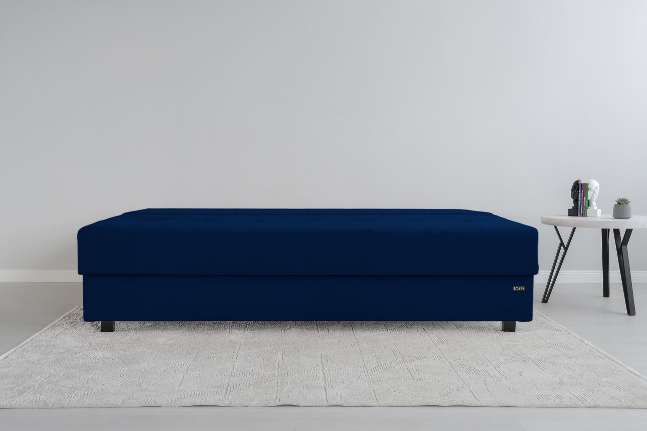 Canapea extensibilă DUBLIN, cu ladă de depozitare, 2000x950x770 mm, spațiu de dormit 2000x1500 mm.