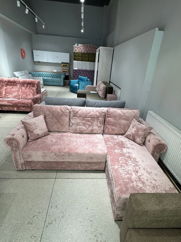 Colțar LUXURY 3, 3150x1800x850 mm, suprafața dormit 2630x1600 mm.