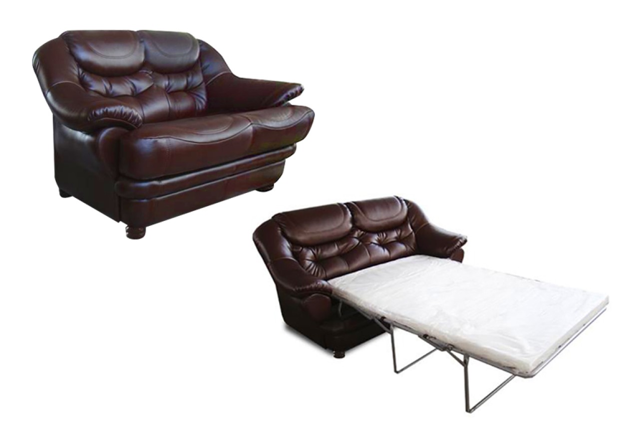 Раскладной диван Mercédes 2, двухместный 1900x1000x1000 мм, спальное место 1200x1900 мм.