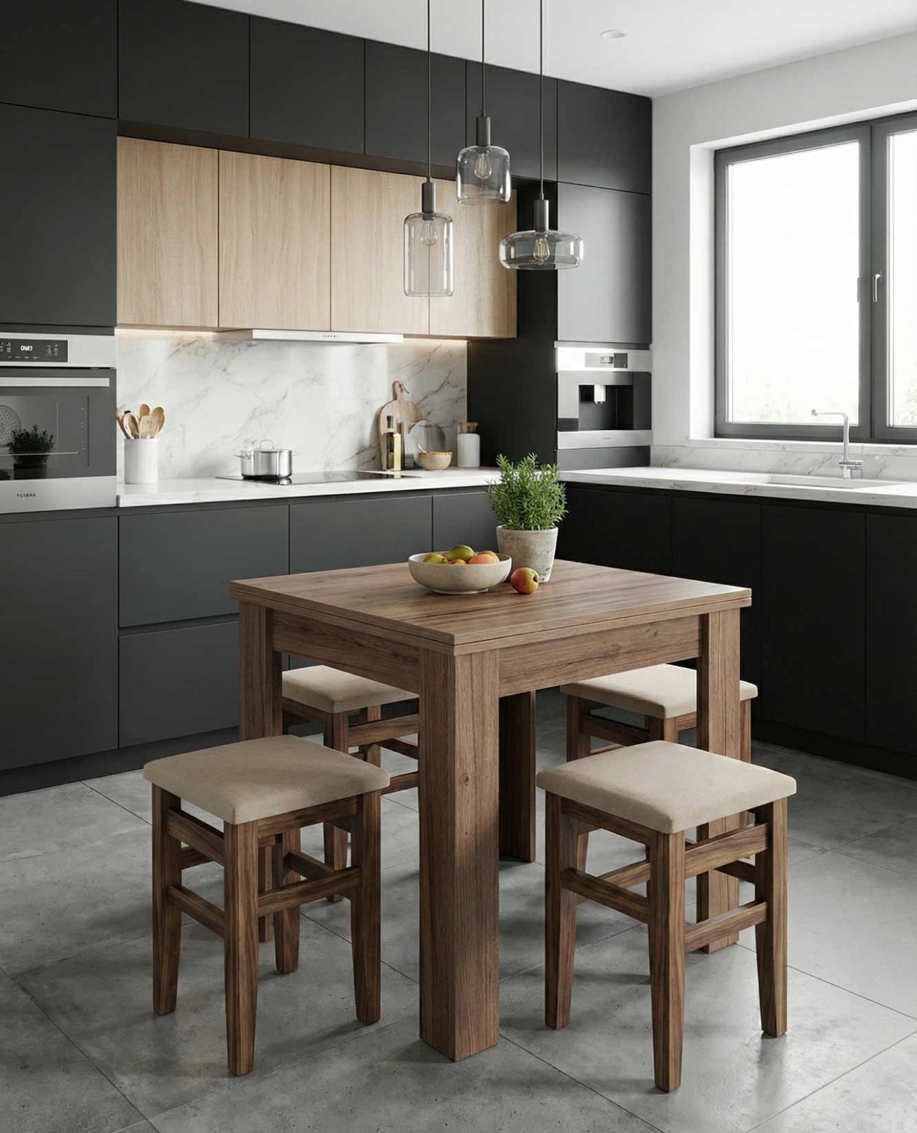 Табурет STRONG из массива дерева