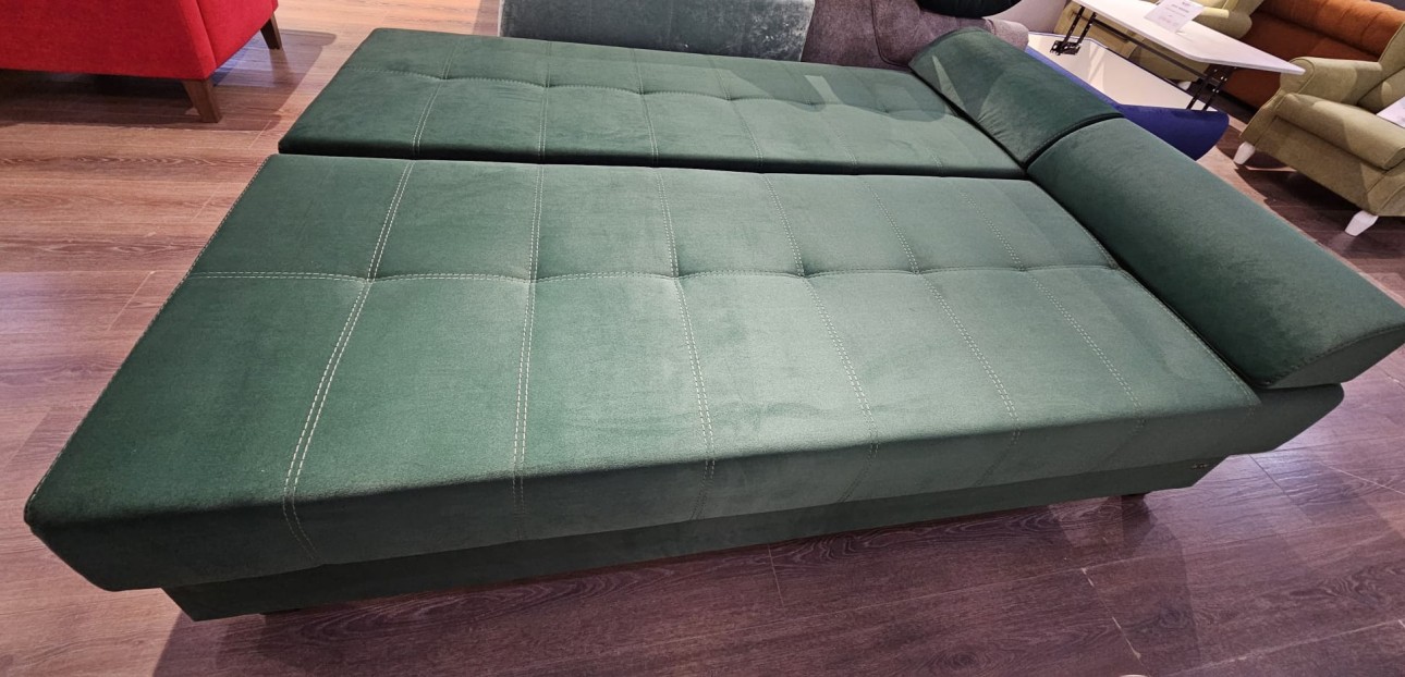 Canapea extensibilă DUBLIN, cu ladă de depozitare, 2000x950x770 mm, spațiu de dormit 2000x1500 mm.