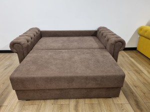 Canapea LUXURY mini, cu ladă de depozitare,1850x1060x850, suprafața dormit 1620x1300.