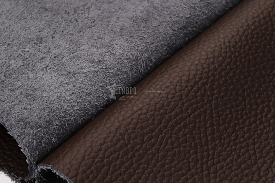 Натуральная кожа коричневый